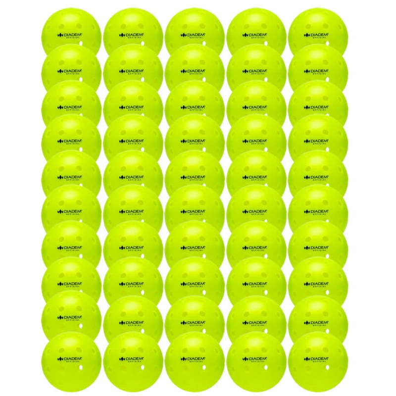 Diadem The Official Pickleball – 50 Pack (Neon)