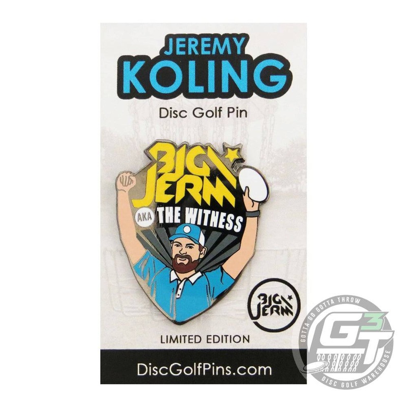 Disc Golf Pins Big Jerm Jeremy Koling Series 1 Enamel Disc Golf Pin