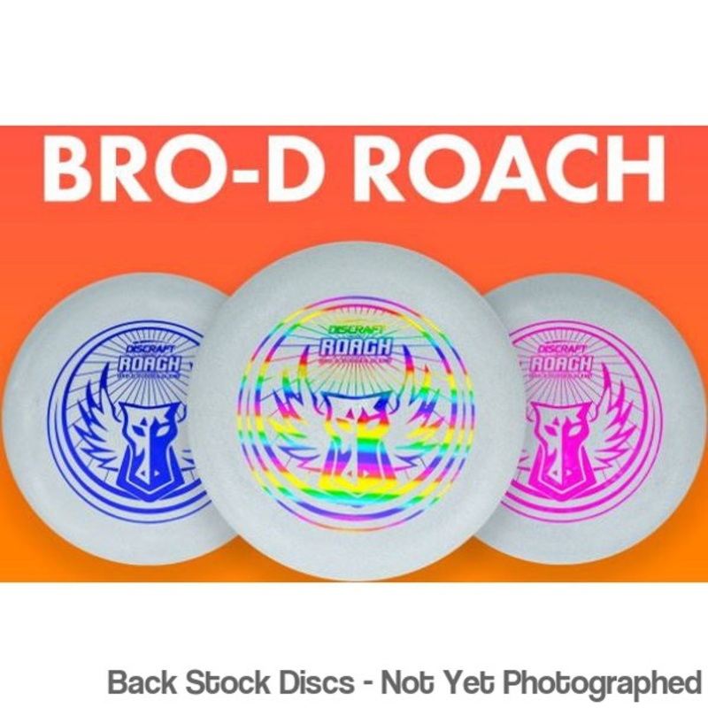Discraft Bro-D Rubber Blend Roach Putter with Brodie Smith Dark Horse Stock Stamp [Back Stock Inventory – Disc and Stamp Color WILL VARY]