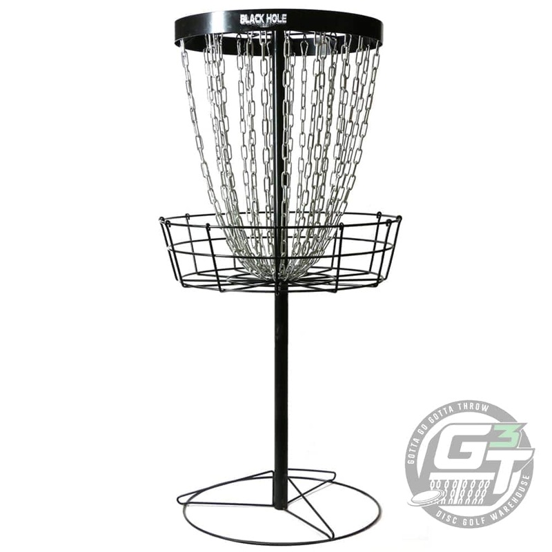MVP Black Hole Pro 24-Chain Disc Golf Basket