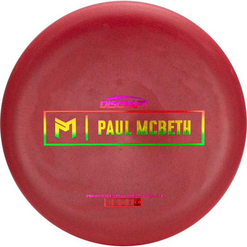 Discraft Limited Edition Prototype Paul McBeth Signature Rubber Blend Kratos Putter Golf Disc