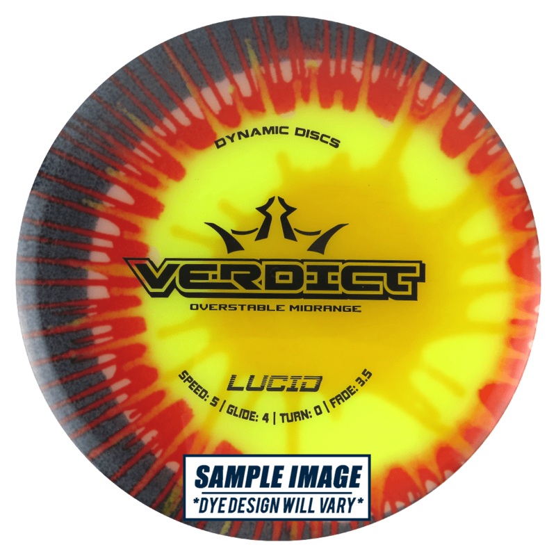 Dynamic Discs MyDye Lucid Verdict Midrange Golf Disc
