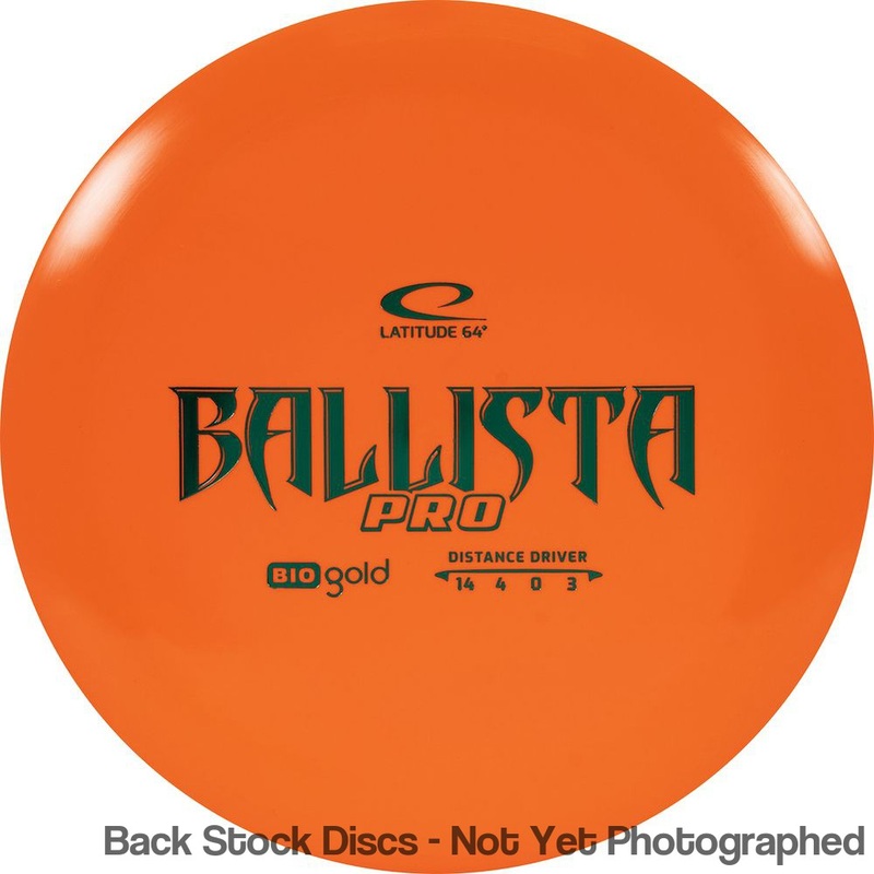Latitude 64 Gold Line Bio Ballista Pro Distance Driver (Stock Stamp) [Back Stock Inventory – Disc and Stamp Color WILL VARY]