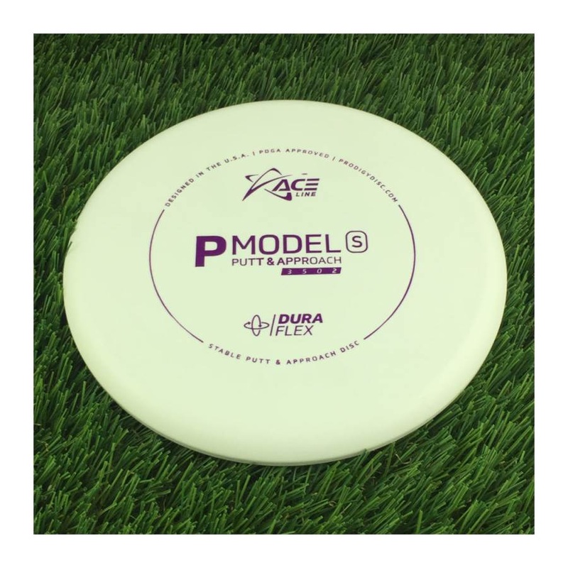 Prodigy Ace Line DuraFlex P Model S with Cale Leiviska 2021 Bottom Stamp Stamp – 173g – Solid White