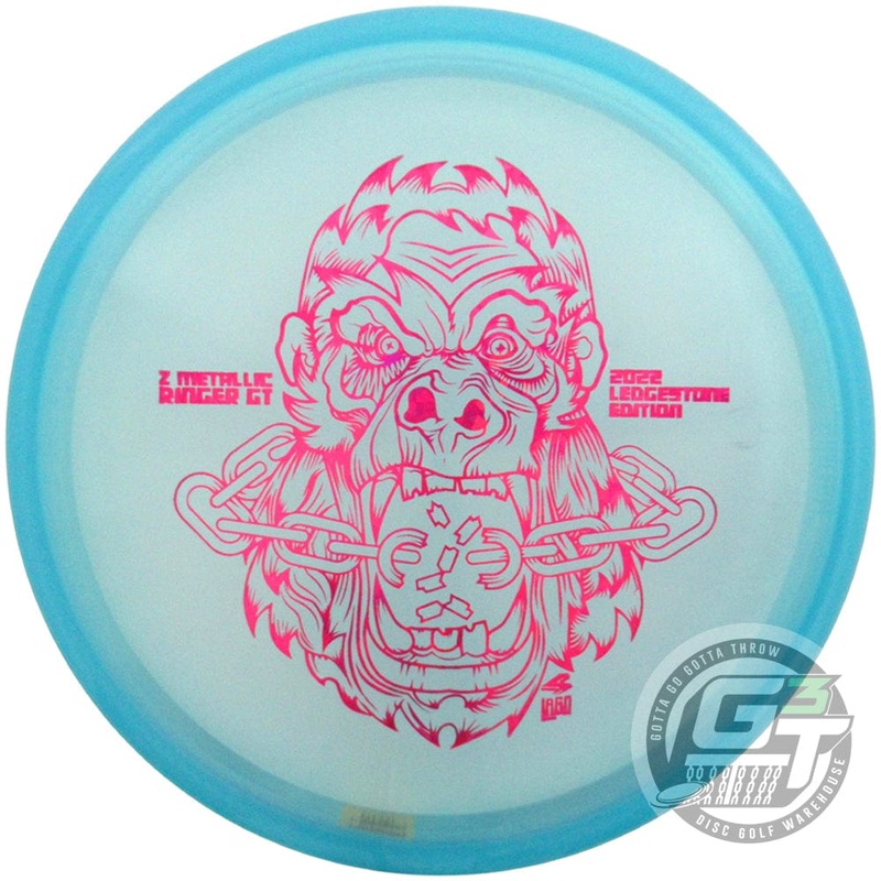 Discraft Limited Edition 2022 Ledgestone Open Metallic Elite Z Ringer GT Putter Golf Disc
