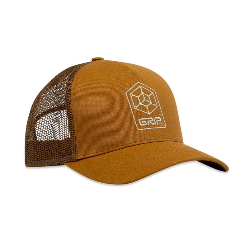 GRIP eq Hex Shield Snap Back Trucker Hat – Curved Bill