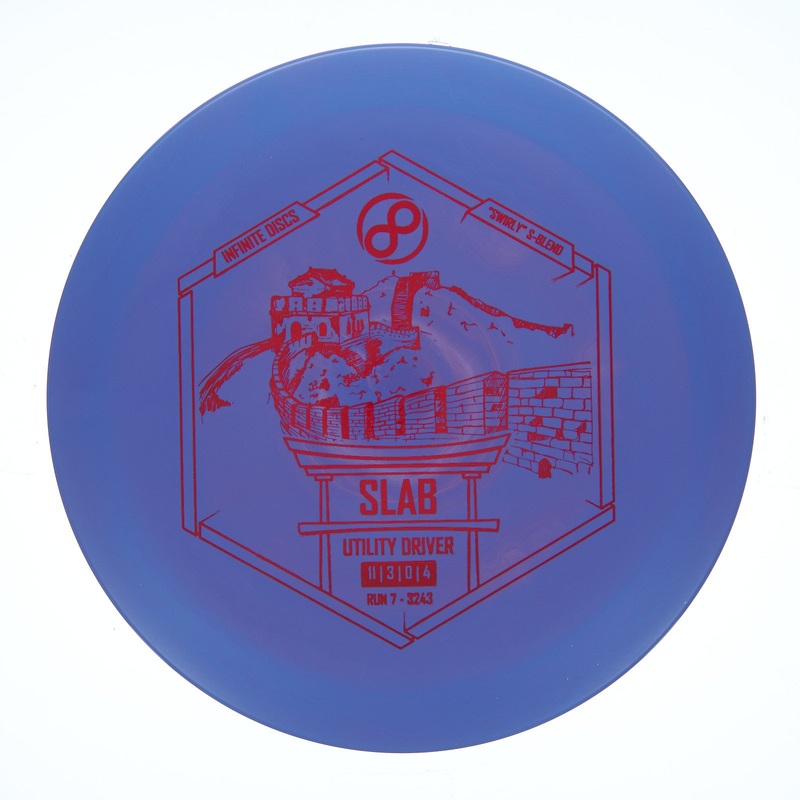 Infinite Discs Slab – Swirly S-Blend 174g | Style 0003