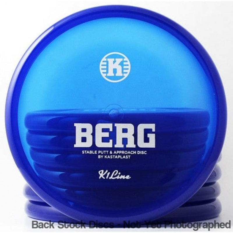 Kastaplast K1 Berg Putter (Stock Stamp) [Back Stock Inventory – Disc and Stamp Color WILL VARY]