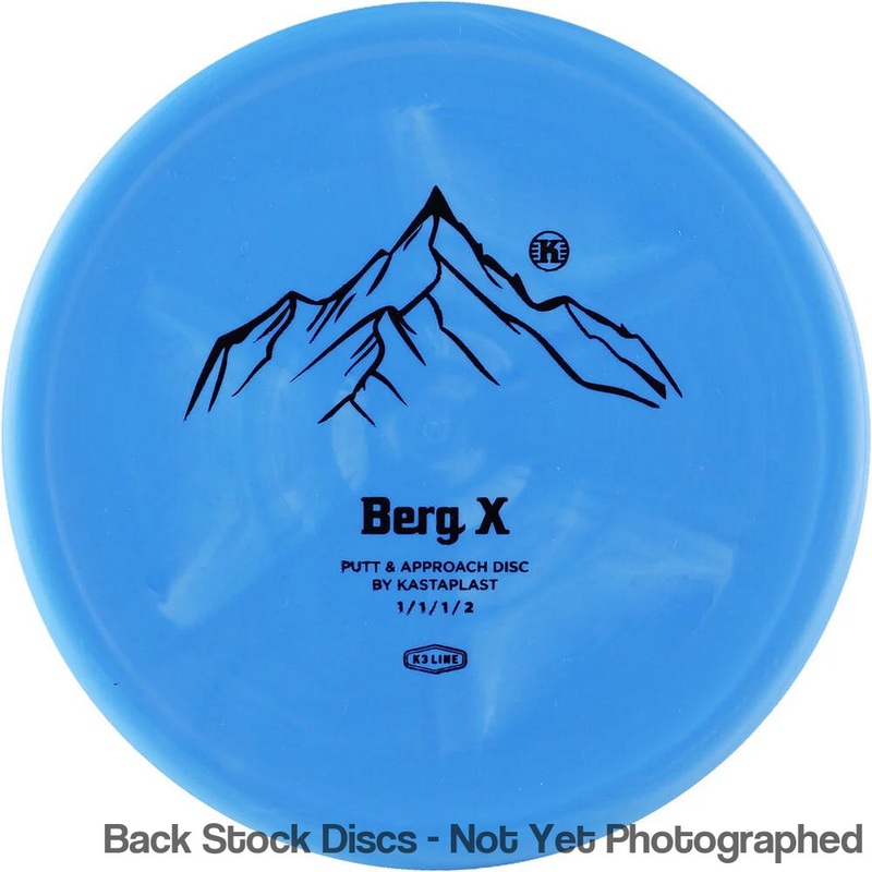 Kastaplast K3 Berg X Putter (Stock Stamp) [Back Stock Inventory – Disc and Stamp Color WILL VARY]