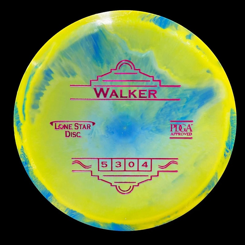 Lone Star Bravo Walker Midrange (Stock Stamp) [Back Stock Inventory – Disc and Stamp Color WILL VARY]