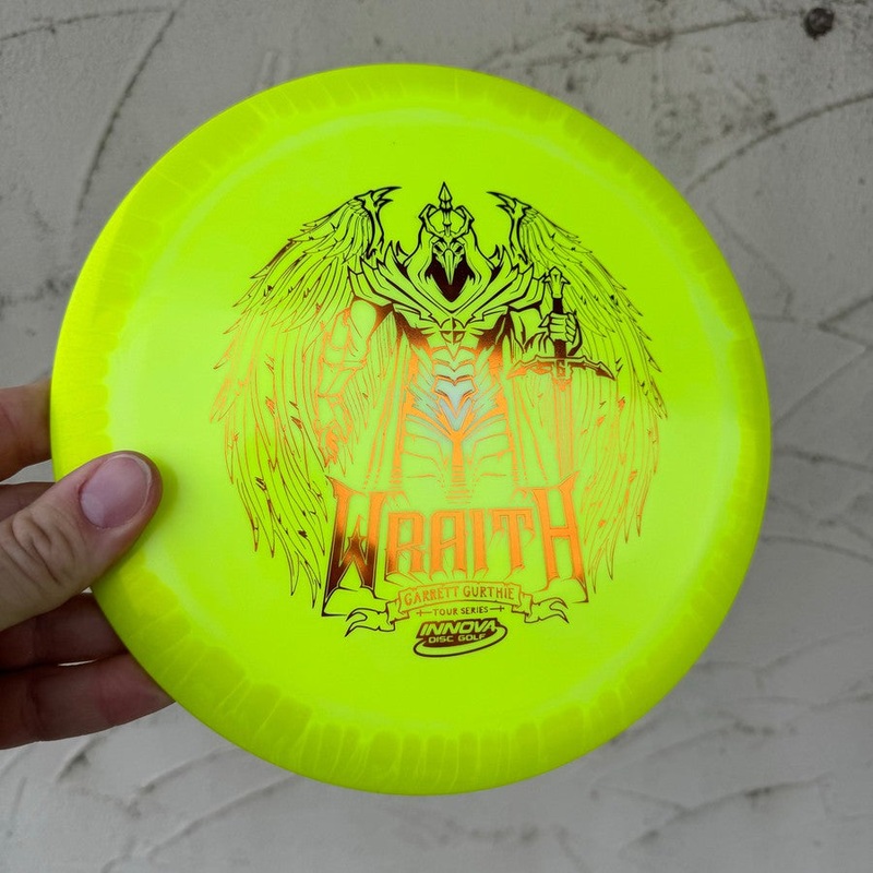 Auction! Jan ’24 – Innova Halo Star Wraith with Garrett Gurthie Tour Series 2021 Stamp – 175g – Solid Neon Yellow