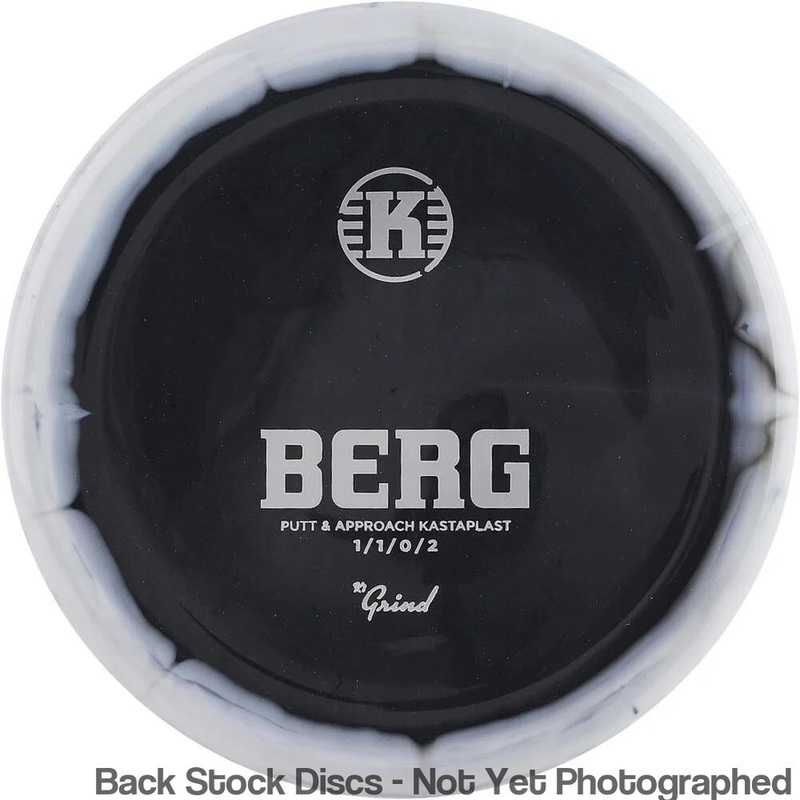 Kastaplast K1 – Grind Berg Putter (Stock Stamp) [Back Stock Inventory – Disc and Stamp Color WILL VARY]