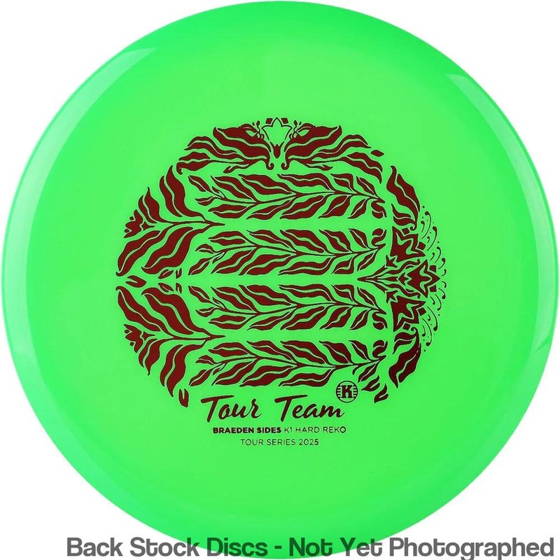 Kastaplast K1 Hard Reko Putter with Tour Team – Braeden Sides – Tour Series 2025 Stamp [Back Stock Inventory – Disc and Stamp Color WILL VARY]