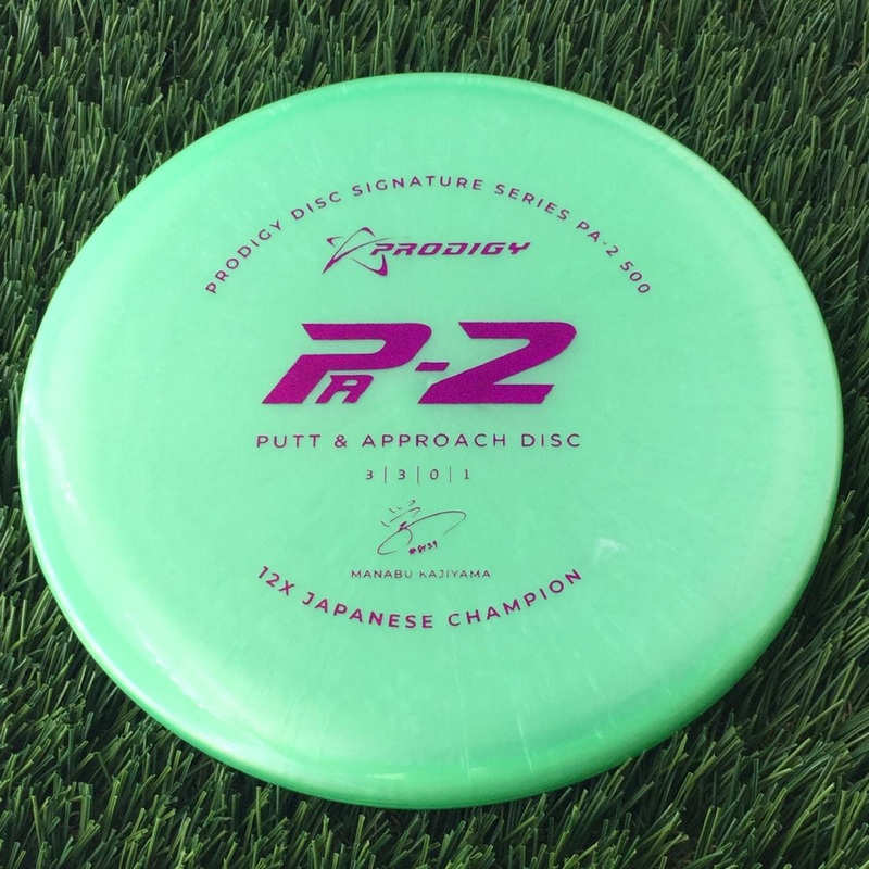 Prodigy 500 PA-2 with 2022 Signature Series Manabu Kajiyama – 12X Japanese Champion Stamp – 174g Green