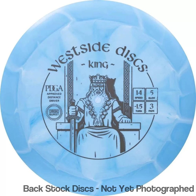 Westside Origio Burst King Distance Driver (Stock Stamp) [Back Stock Inventory – Disc and Stamp Color WILL VARY]