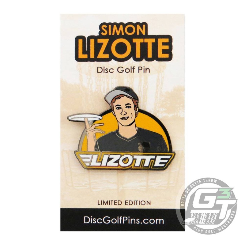 Disc Golf Pins Simon Lizotte Series 1 Enamel Disc Golf Pin