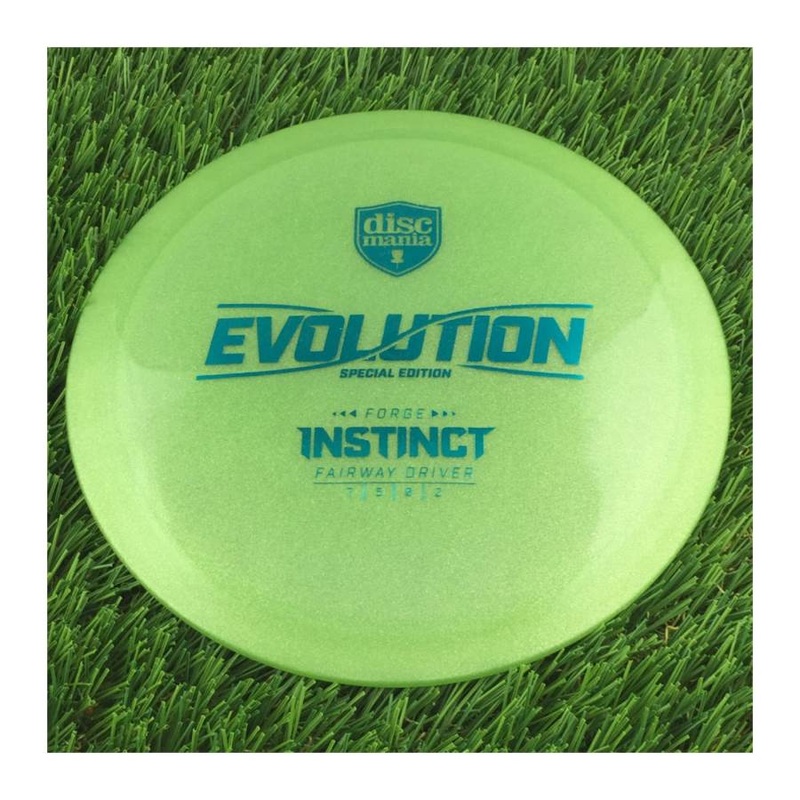 Discmania Evolution Forge Instinct with Special Edition Stamp – 173g – Translucent Green