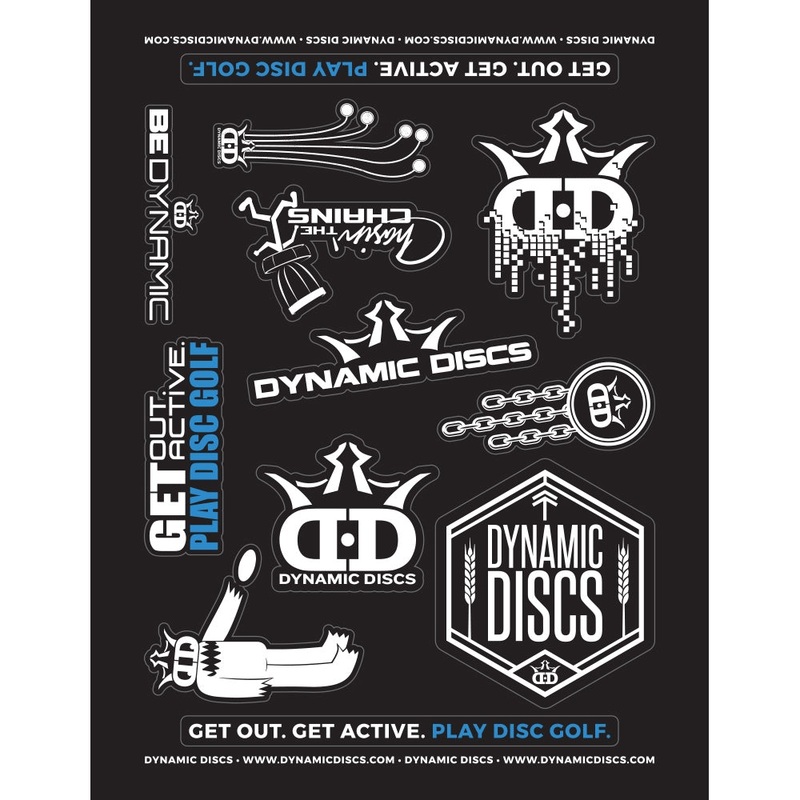 Dynamic Discs Sticker Sheet