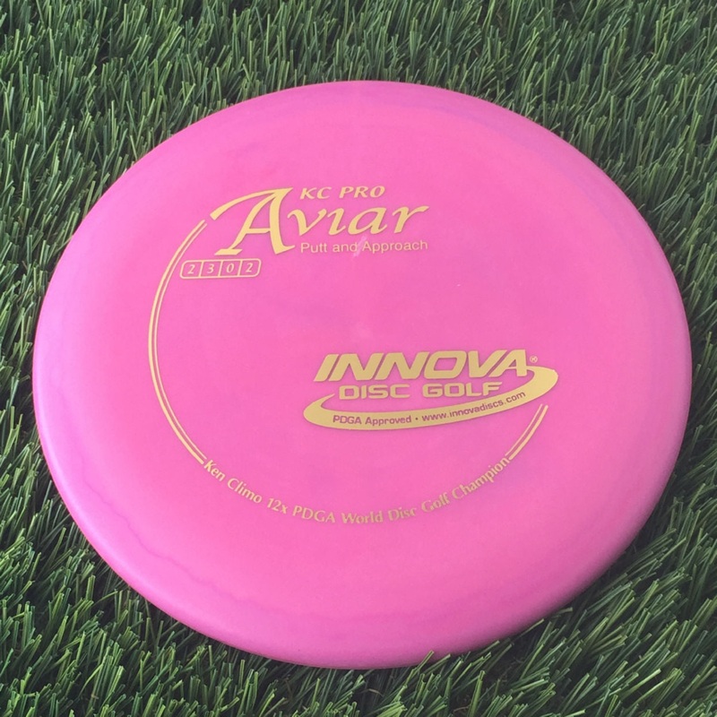Innova Pro KC Aviar with Ken Climo 12x PDGA World Disc Golf Champion Stamp – 168g Dark Pink