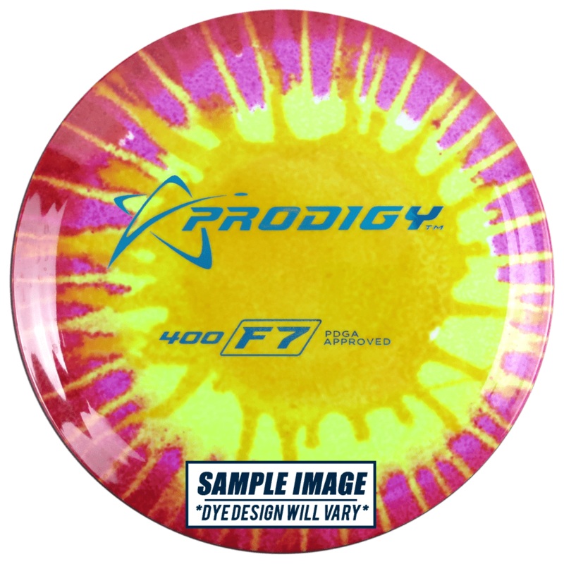 Prodigy Tie-Dye 400 Series F7 Fairway Driver Golf Disc