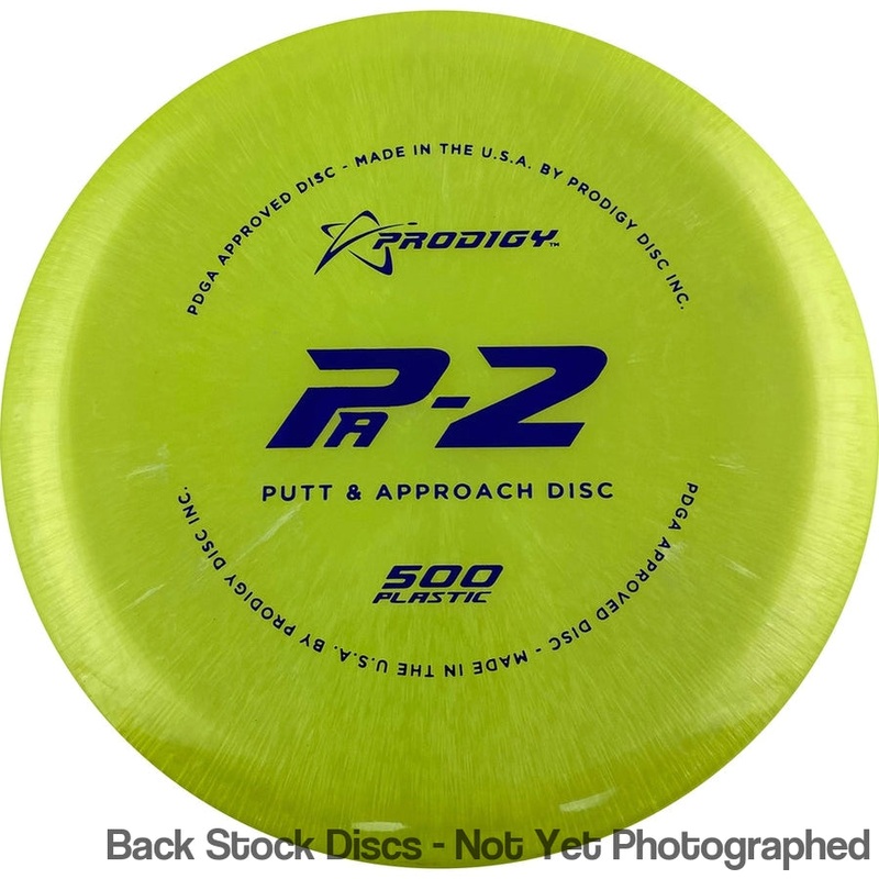 Prodigy 500 PA-2 Putter (Stock Stamp) [Back Stock Inventory – Disc and Stamp Color WILL VARY]