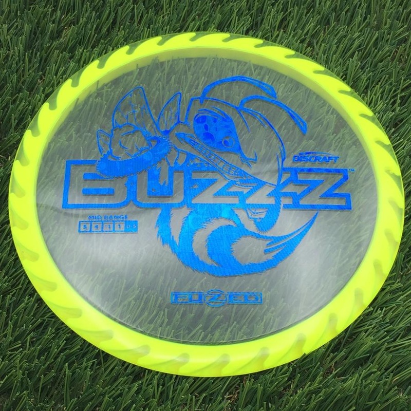 Discraft Elite Z FuZed Line with Saw Pattern Buzzz with Big Bee with Saw Blade – “Buzzzsaw” Stamp – 172.82g – Yellow