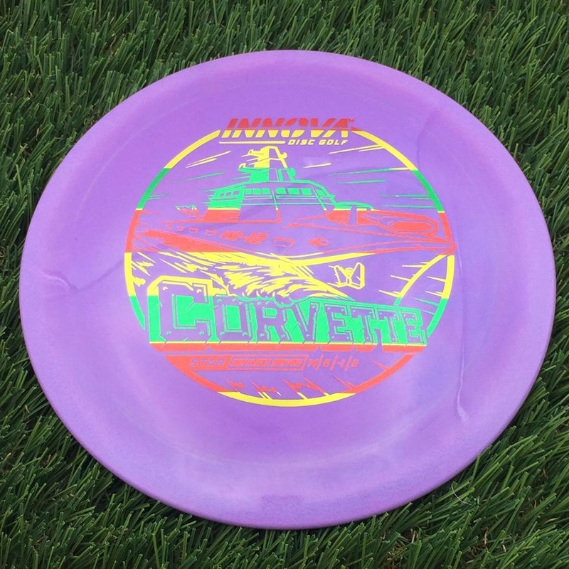 Innova Star Corvette with Burst Logo Stock Stamp – 158g – Purple