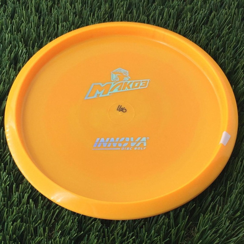 Innova Star Mako3 with Bottom Burst Logo Stock Stamp – 166g Light Orange