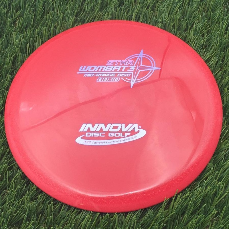 Innova Star Wombat3 with Burst Logo Stock Stamp – 150g – Dark Red