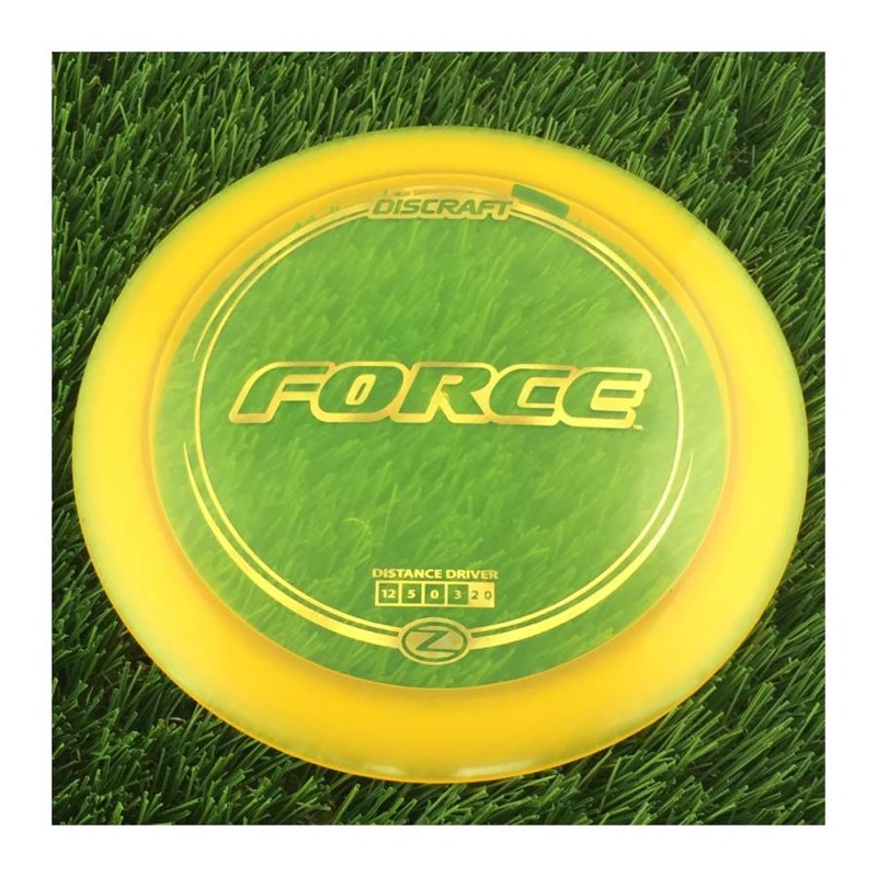 Discraft Elite Z Force – 174g – Translucent Dark Yellow