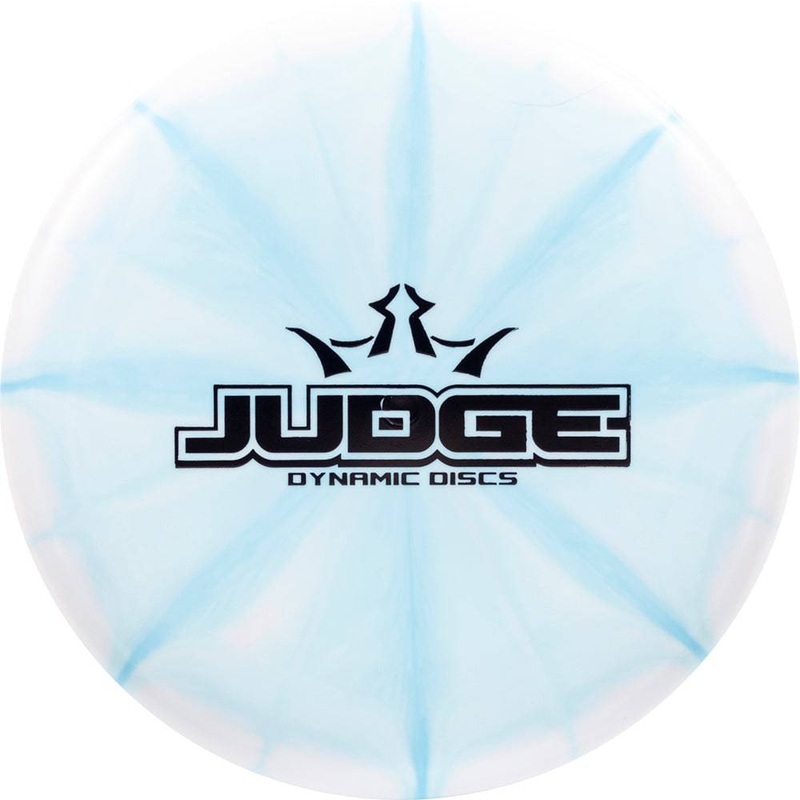 Dynamic Discs Limited Edition Bar Stamp Moonshine Glow Prime Burst Judge Putter Golf Disc