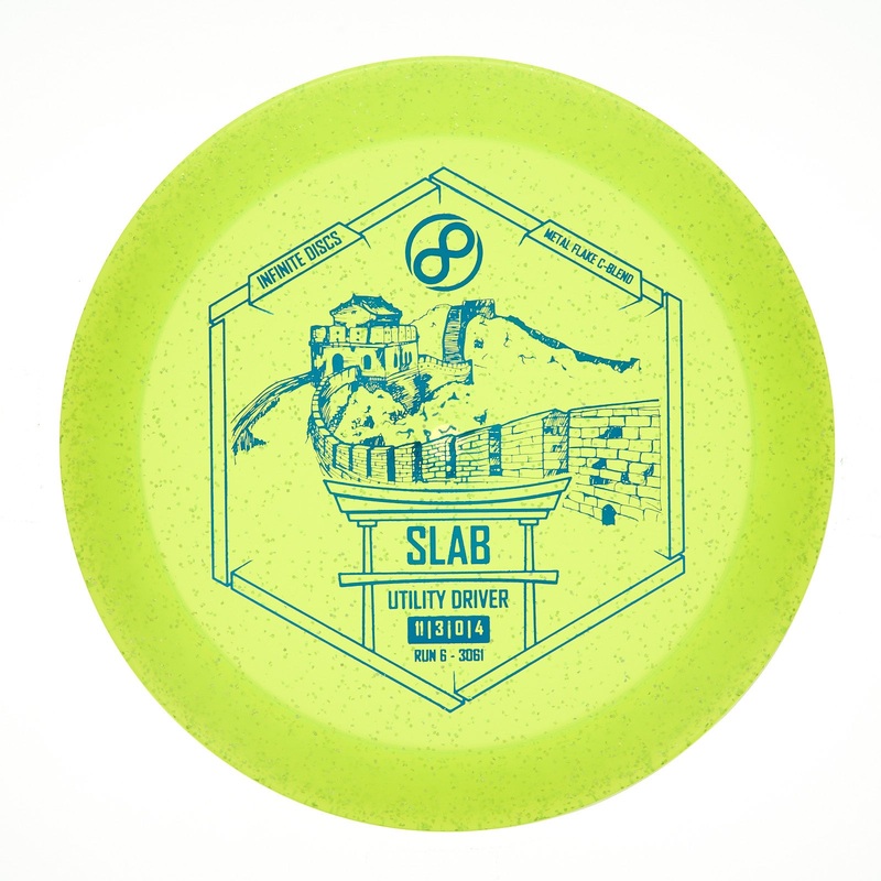 Infinite Discs Slab – Metal Flake C-Blend 176g | Style 0001