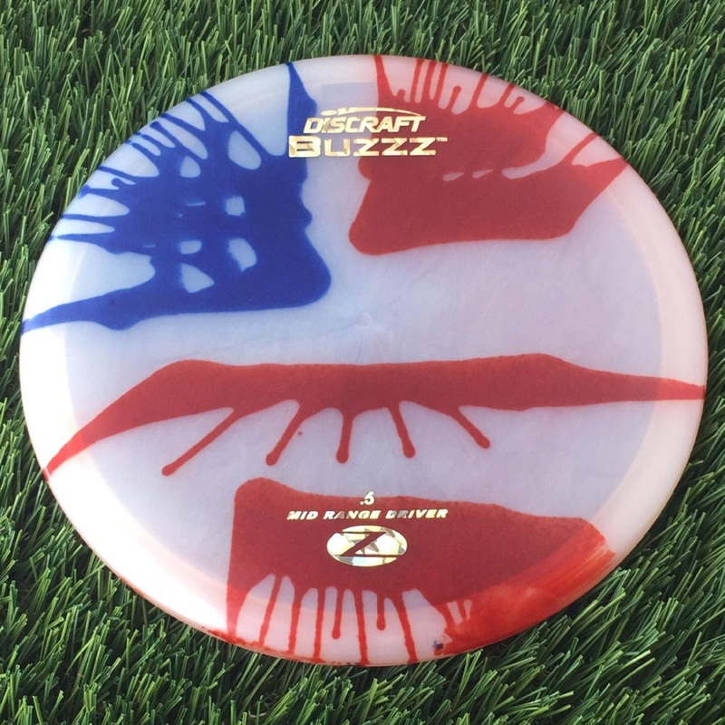 Discraft Elite Z Fly-Dyed Buzzz – 180g – Translucent Flag