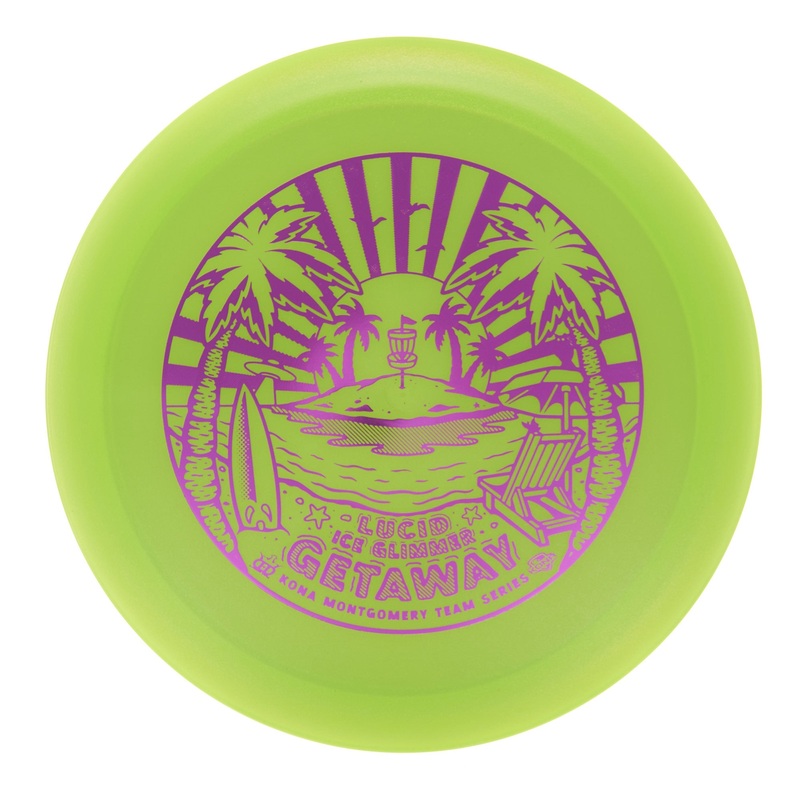 Dynamic Discs Getaway – 2023 Kona Montgomery Team Series Lucid Ice Glimmer 177g | Style 0001