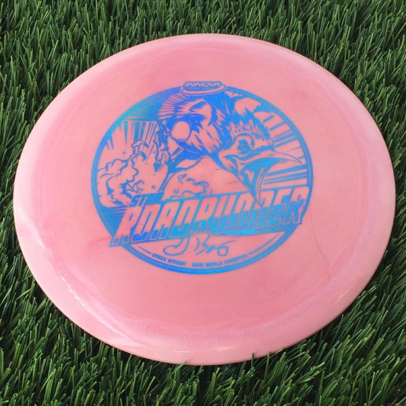 Innova Star Roadrunner with Gregg Barsby 2018 World Champion Screamin’ Roadrunner Stamp – 146g Muted Pink