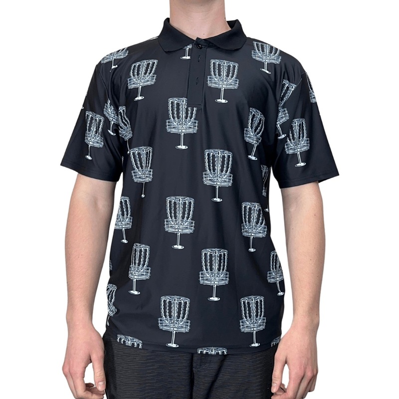 Disc Golf Basket Polo Shirt