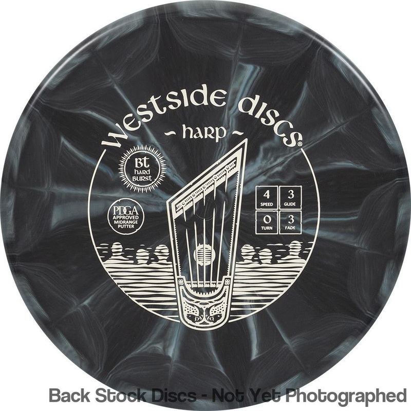 Westside BT Hard Burst Harp Putter (Stock Stamp) [Back Stock Inventory – Disc and Stamp Color WILL VARY]