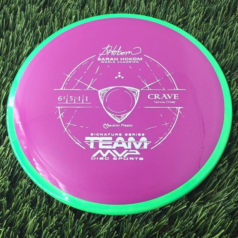 Axiom Neutron Crave with Sarah Hokom World Champion Signature Series Team MVP Stamp – 161g Purple