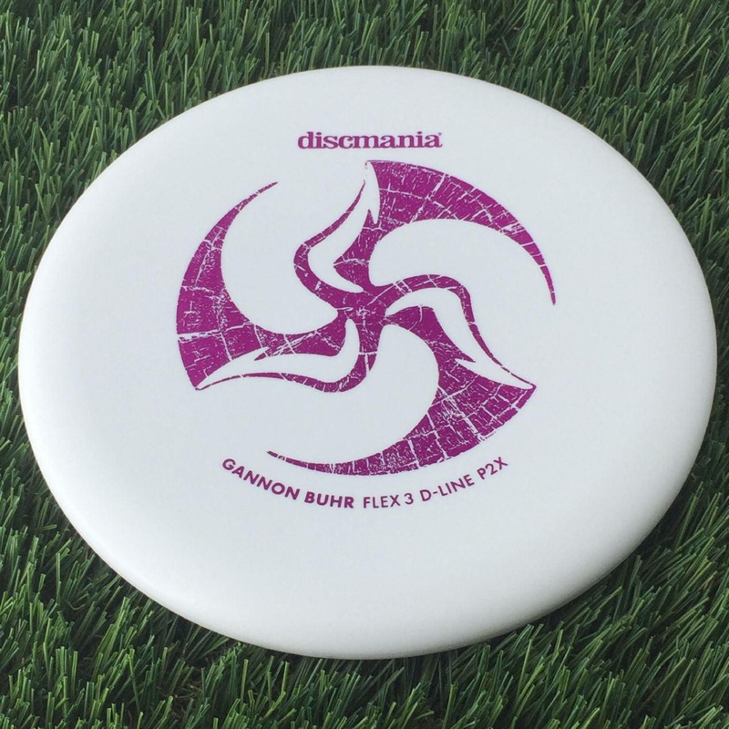 Discmania D-Line Flex 3 P2x with Gannon Buhr Signature Series x Huk Lab Collaboration Stamp – 174g White