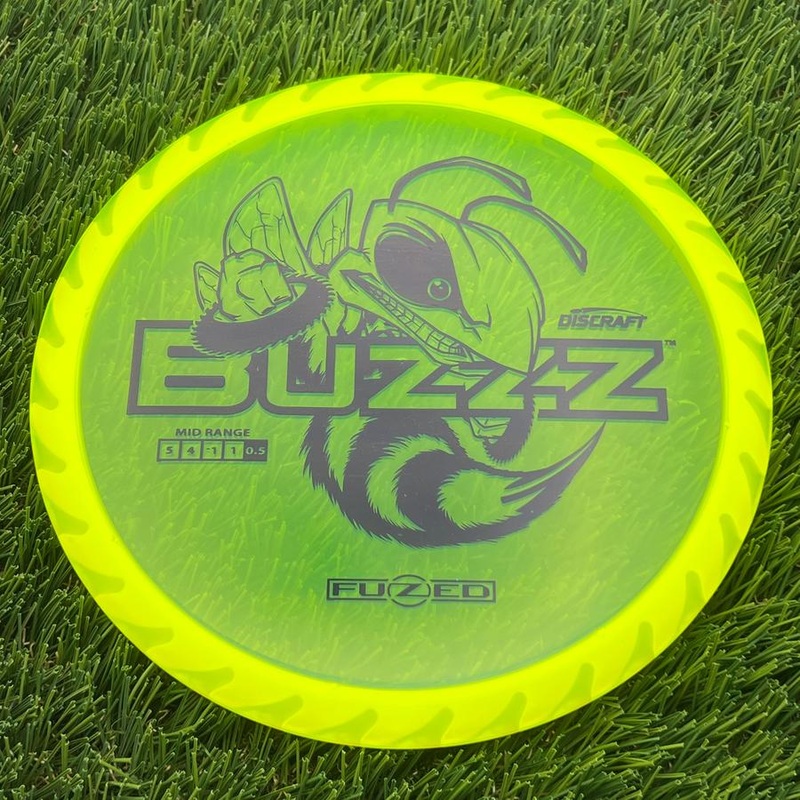 Discraft Elite Z FuZed Line with Saw Pattern Buzzz with Big Bee with Saw Blade – “Buzzzsaw” Stamp – 168.56g – Yellow
