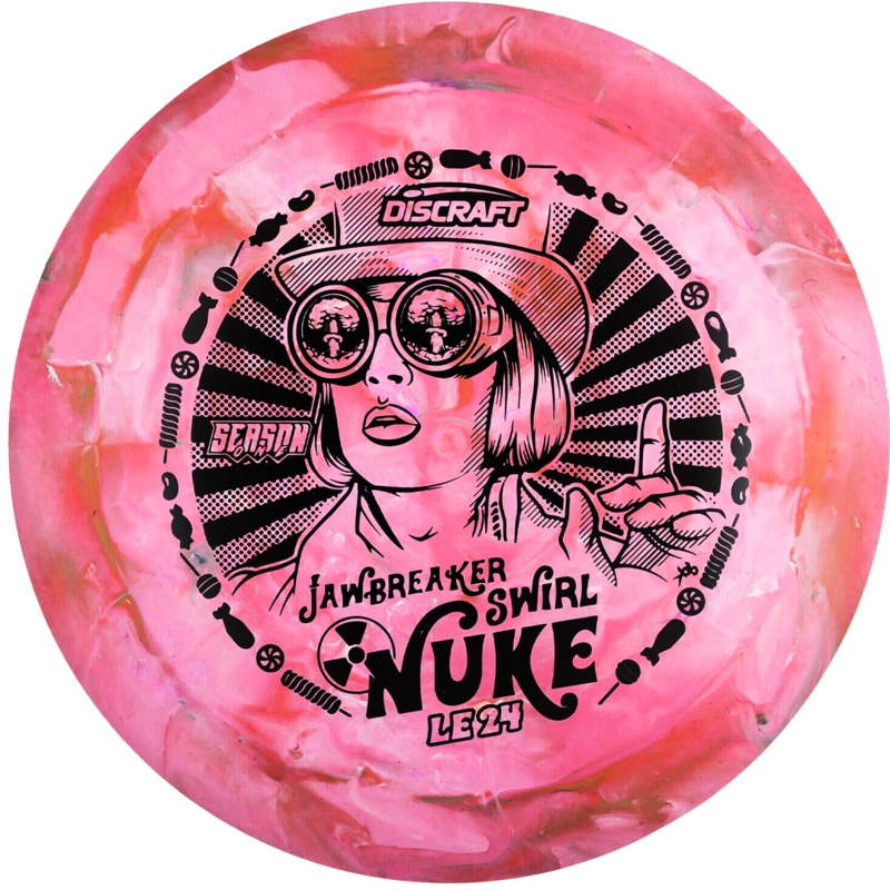 Discraft Limited Edition 2024 Ledgestone Open Swirl Jawbreaker Nuke Distance Driver Golf Disc