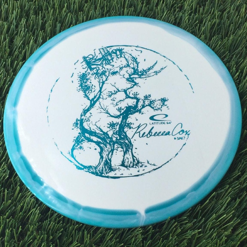 Latitude 64 Royal Grand Orbit Glory with Rebecca Cox 2023 Team Series Stamp – 173g Turquoise Blue
