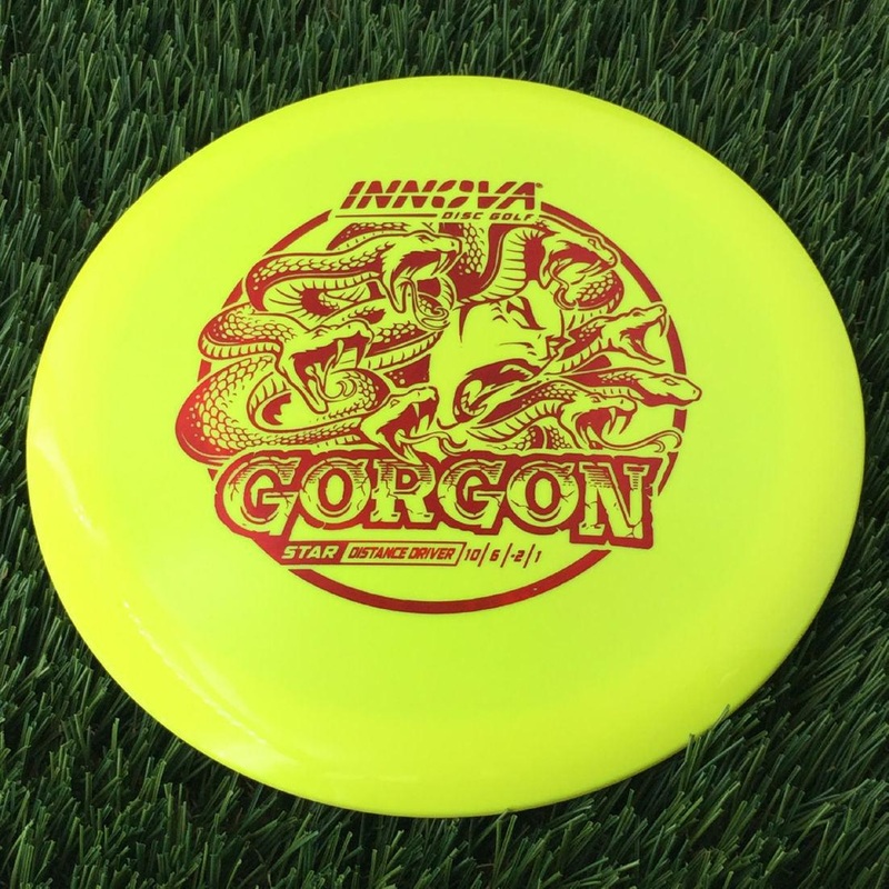 Innova Star Gorgon with Burst Logo Stock Stamp – 175g Yellow