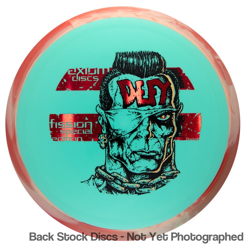 Axiom Fission Defy Distance Driver with Apocalypse Warrior – Special Edition by Skulboy Stamp [Back Stock Inventory – Disc and Stamp Color WILL VARY]