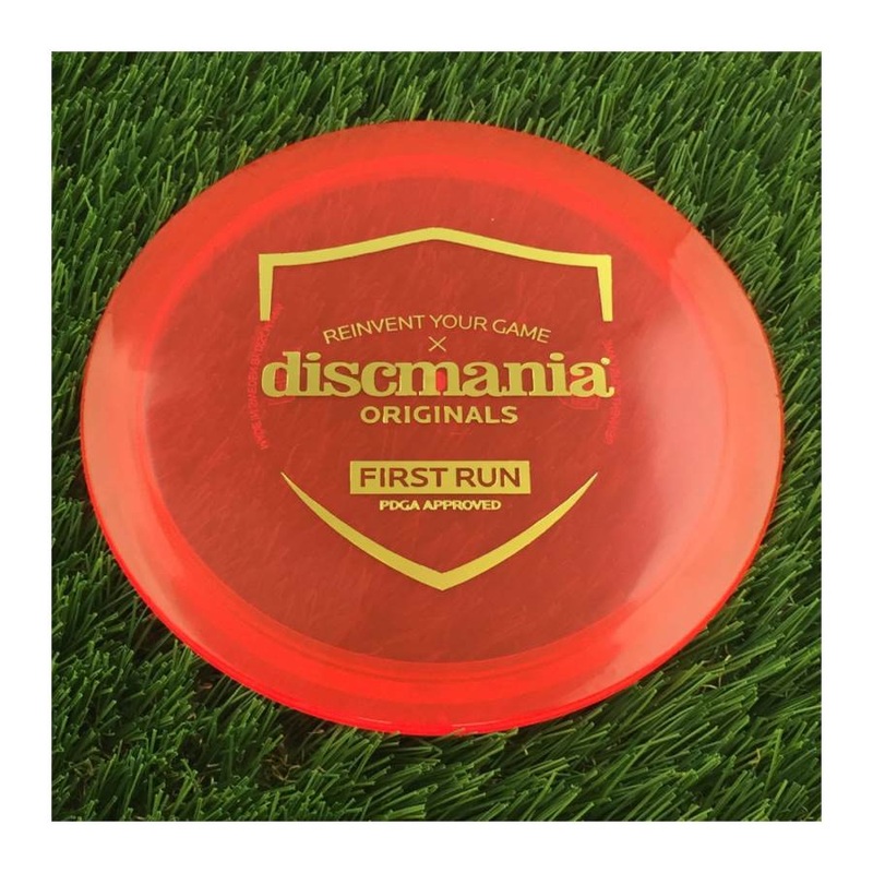 Discmania Italian C-Line FD1 with First Run Stamp – 173g – Translucent Red