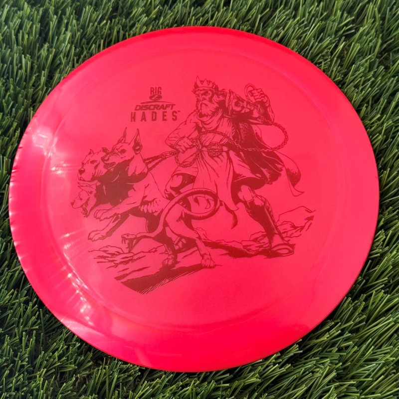 Discraft Big Z Collection Hades with Big Z Stock Stamp with Inside Rim Embossed PM Paul McBeth Stamp – 174g Pink