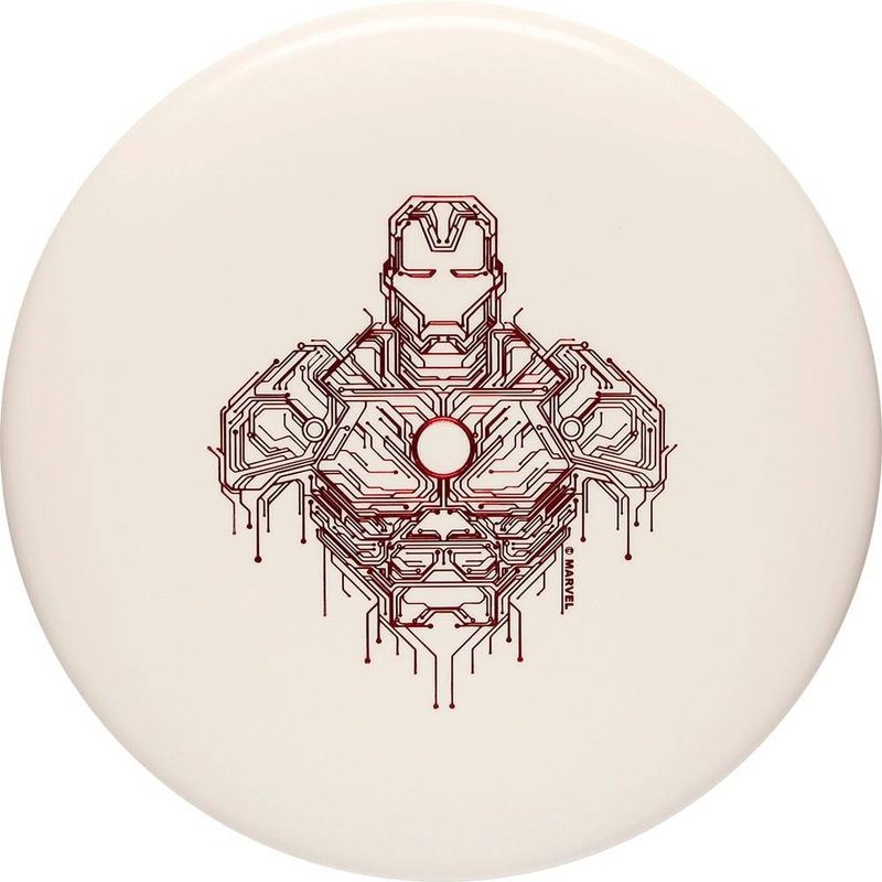 Dynamic Discs Marvel Iron Man Techno Lines Prime Judge Putter Golf Disc