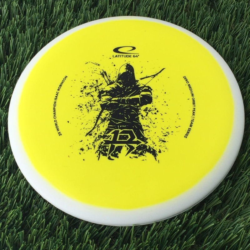Latitude 64 Zero Line Medium Orbit Peak with 2X World Champion Isaac Robinson – Team Series 2025 Stamp – 173g – Yellow
