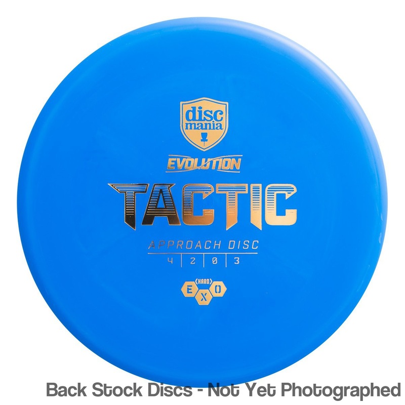 Discmania Evolution EXO Hard Tactic Midrange (Stock Stamp) [Back Stock Inventory – Disc and Stamp Color WILL VARY]