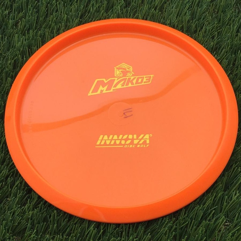 Innova Star Mako3 with Bottom Burst Logo Stock Stamp – 171.3g – Orange